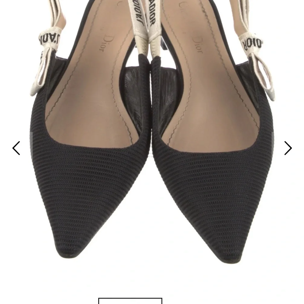 Christian Dior J’adore Printed Slingback Flats - Picture 4 of 5